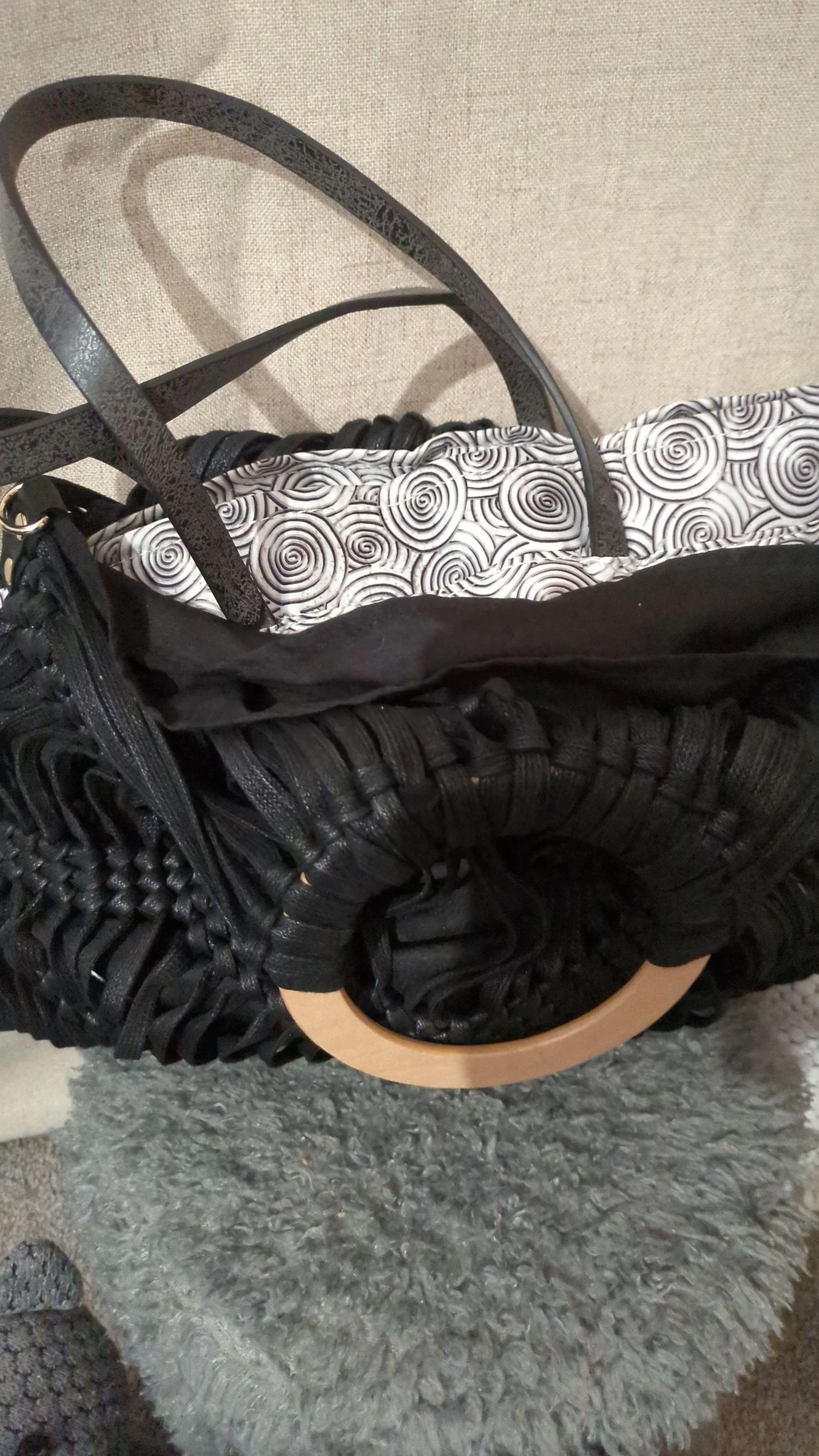 Bolsa 2 em 1 preta kbas – photo 5